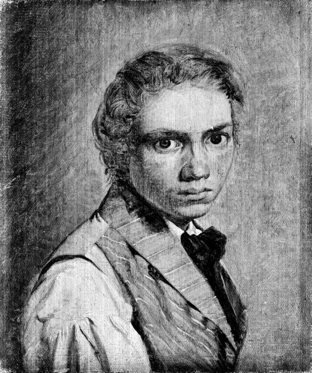 Autoportret autorstwa Constantin Hansen