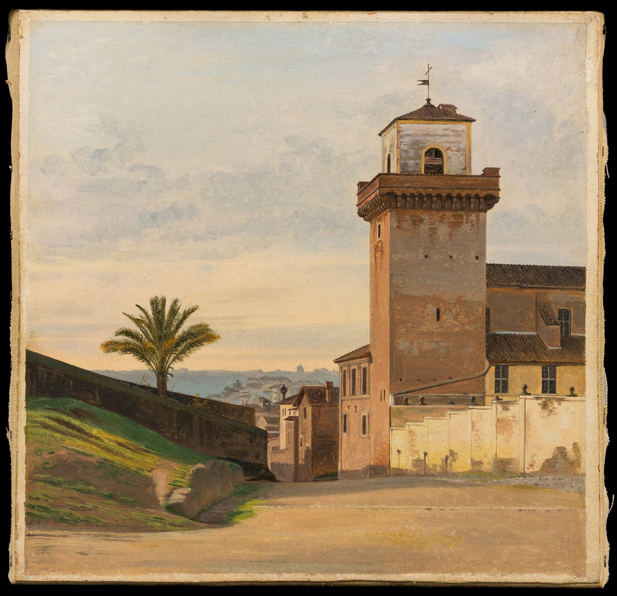 Widok z Piazza San Pietro in Vincoli autorstwa Constantin Hansen