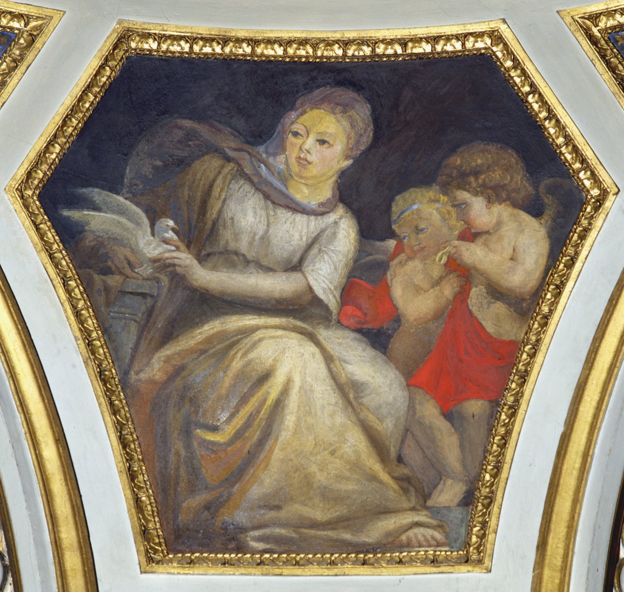 La Prudenza (cztery cnoty kardynalne) autorstwa Constantino Brumidi