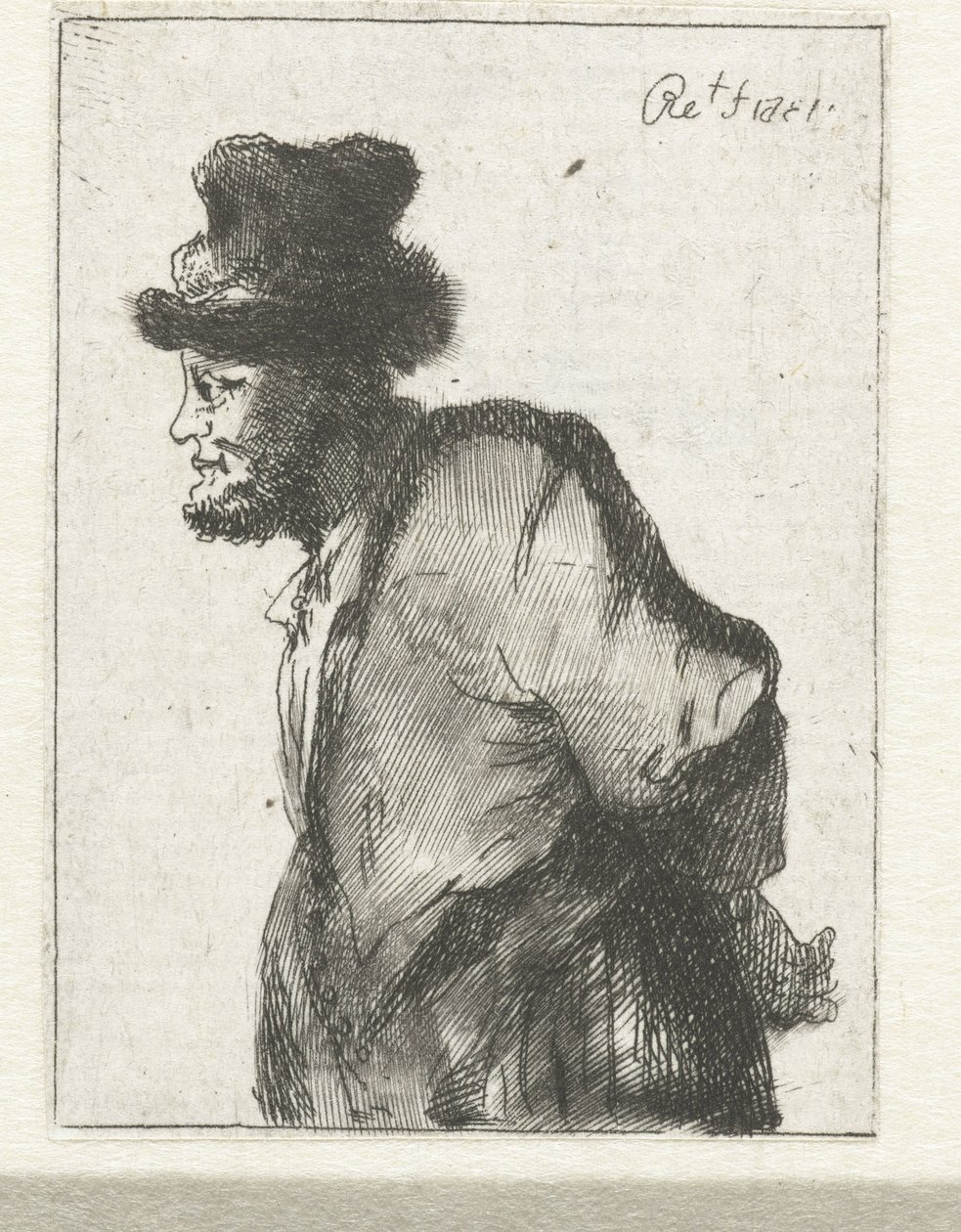 Chłop z rękami za plecami autorstwa Constantino Cumano (possibly)