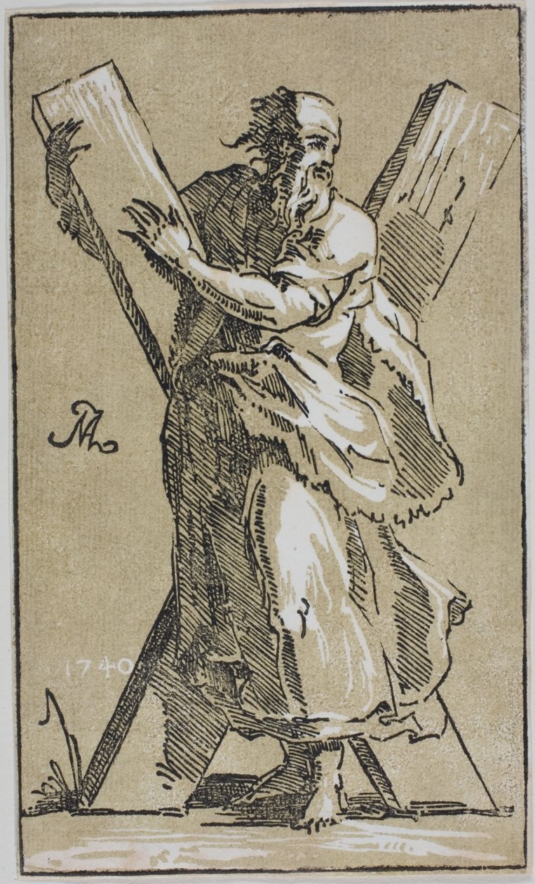 Święty Andrzej autorstwa Conte Antonio Maria Zanetti the Elder
