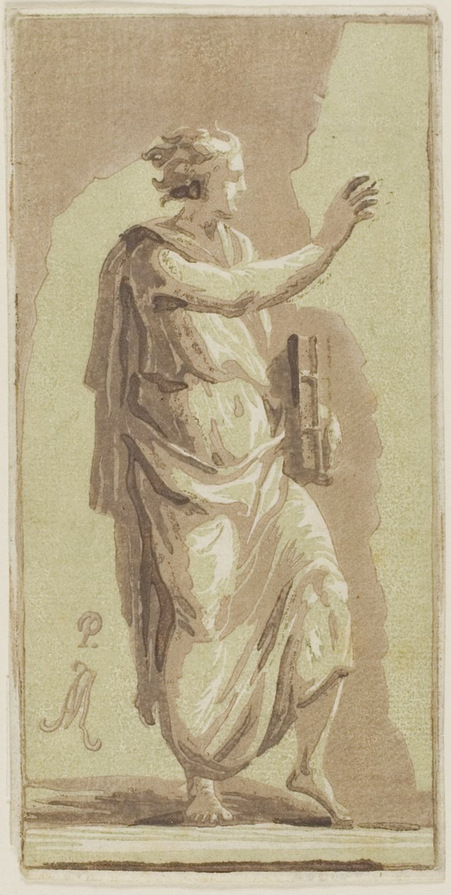 Stojący młody mężczyzna autorstwa Conte Antonio Maria Zanetti the Elder
