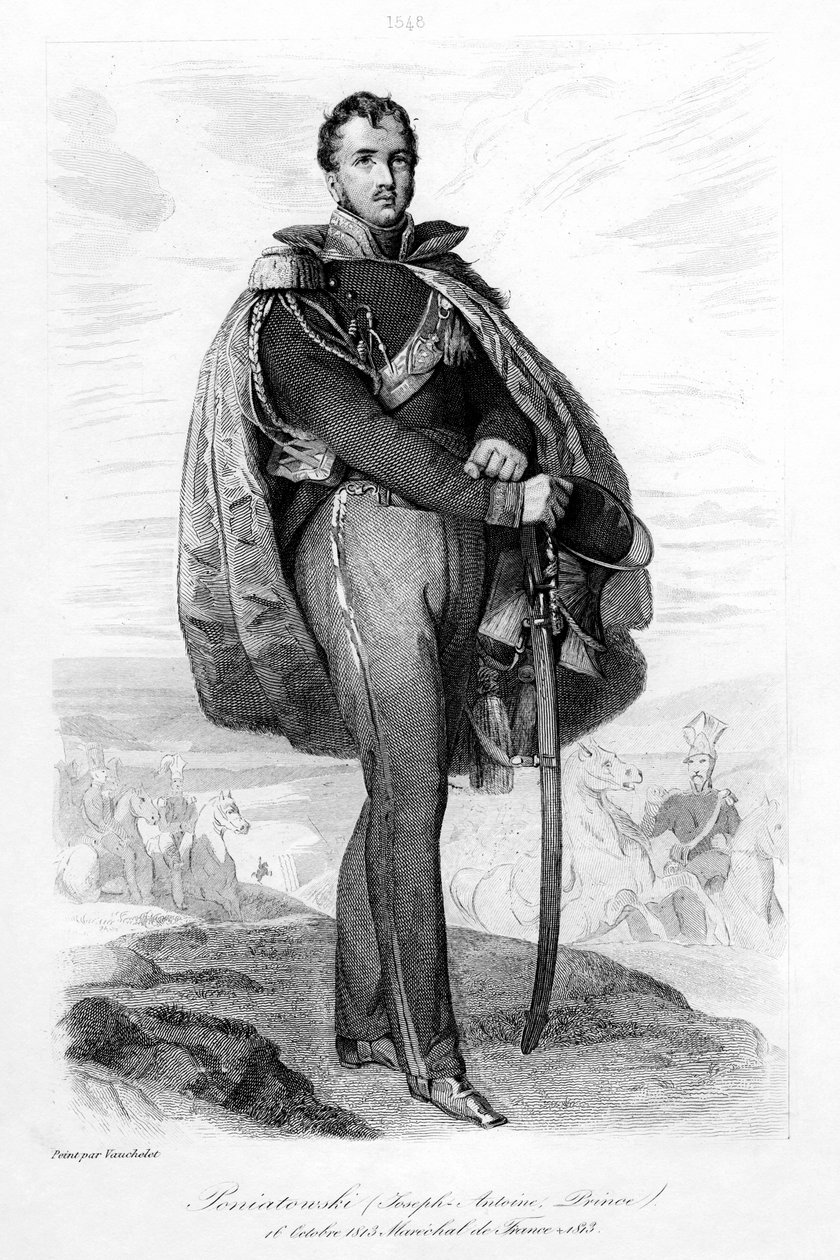 Józef Antoni Poniatowski 1763-1813, książę polski i marszałek Francji, 1839. autorstwa Contenau