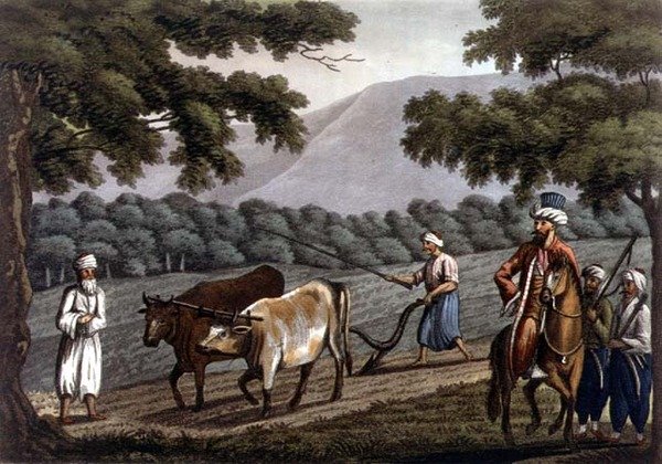 Rolnictwo w Syrii, rycina Joseph Constantine Stadler (fl.1780-1812) wyd. J. White autorstwa Cooper (after) Willyams