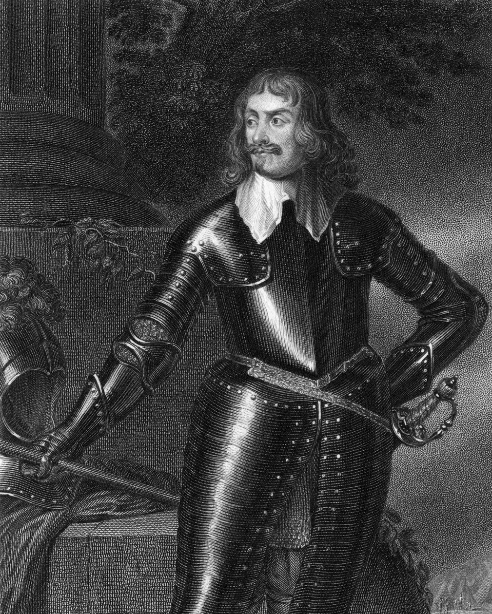 William Craven, 1. hrabia Craven 1770-1825, żołnierz brytyjski, 1825. autorstwa Cooper