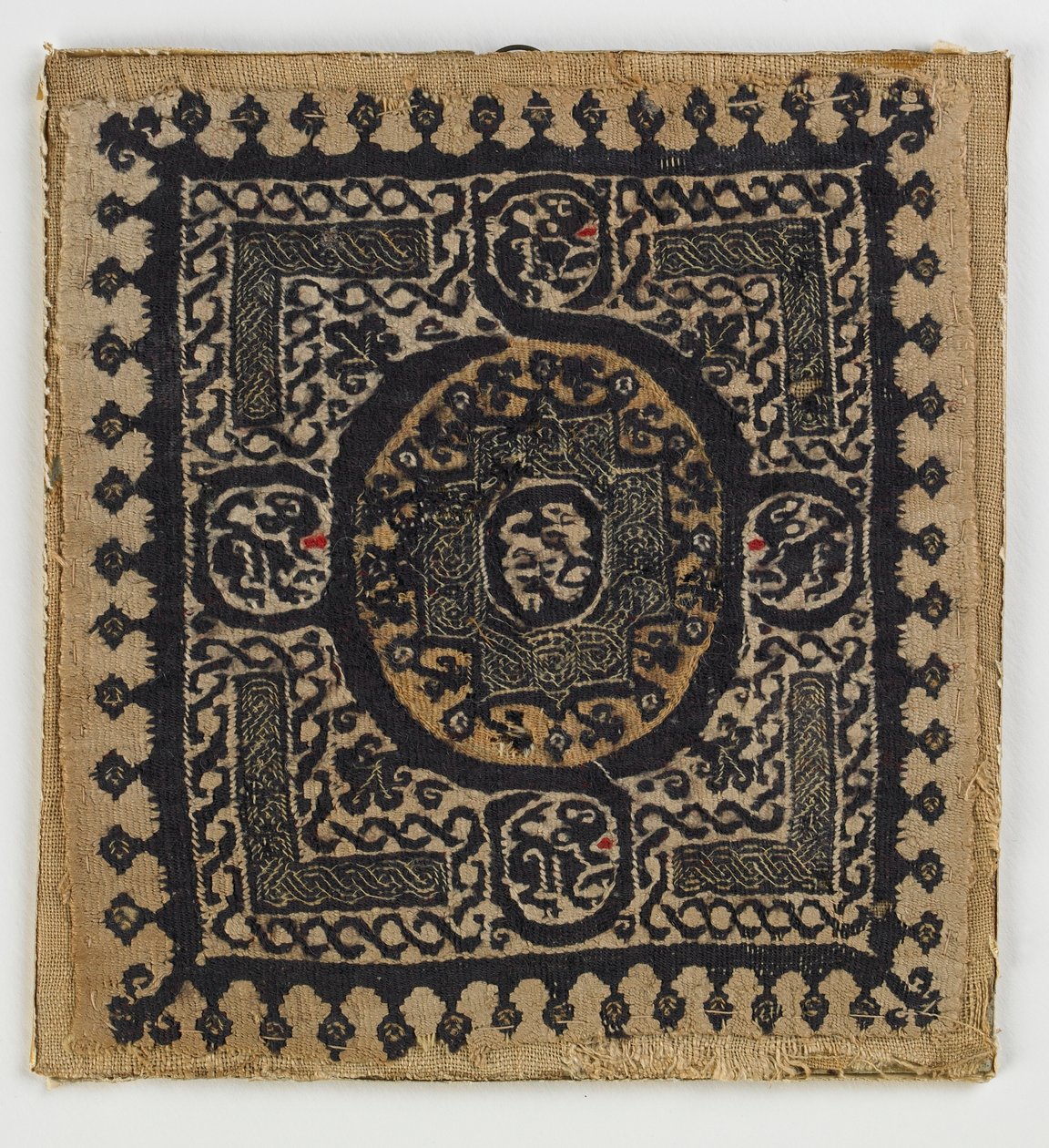 Panel tekstylny, Egipt, ok.400 (tekstylny) autorstwa Coptic