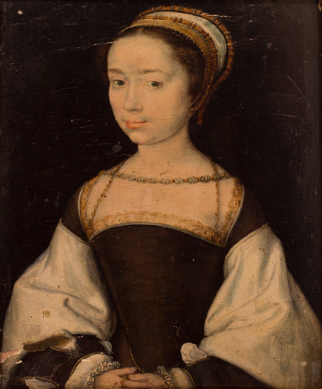 Portret młodej nieznanej autorstwa Corneille de Lyon