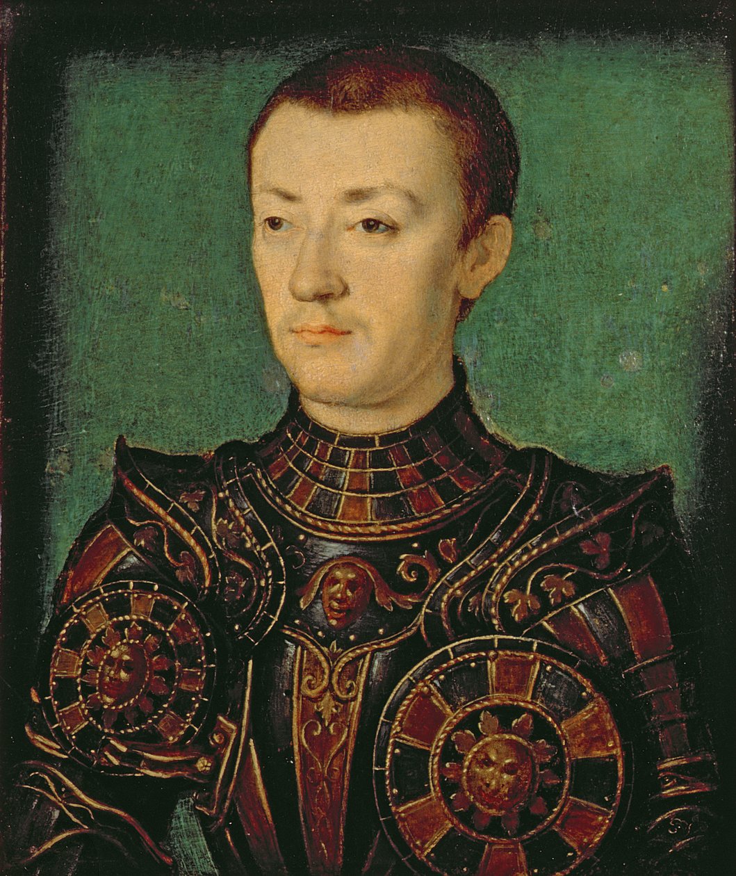 Portret szlachcica w zbroi autorstwa Corneille de Lyon
