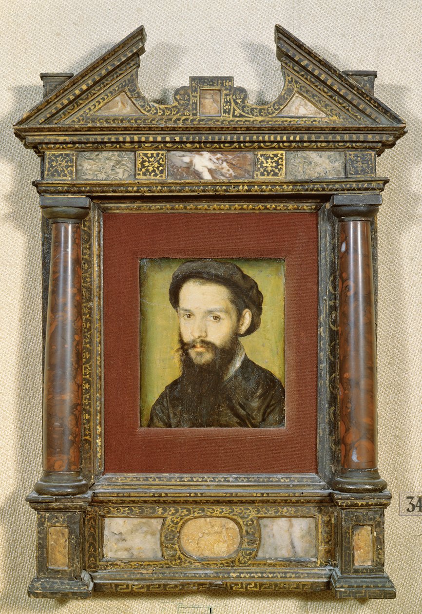 Portret przypuszczalnie to Clement Marot (1496-1544) (szczegóły w 226058) autorstwa Corneille de Lyon