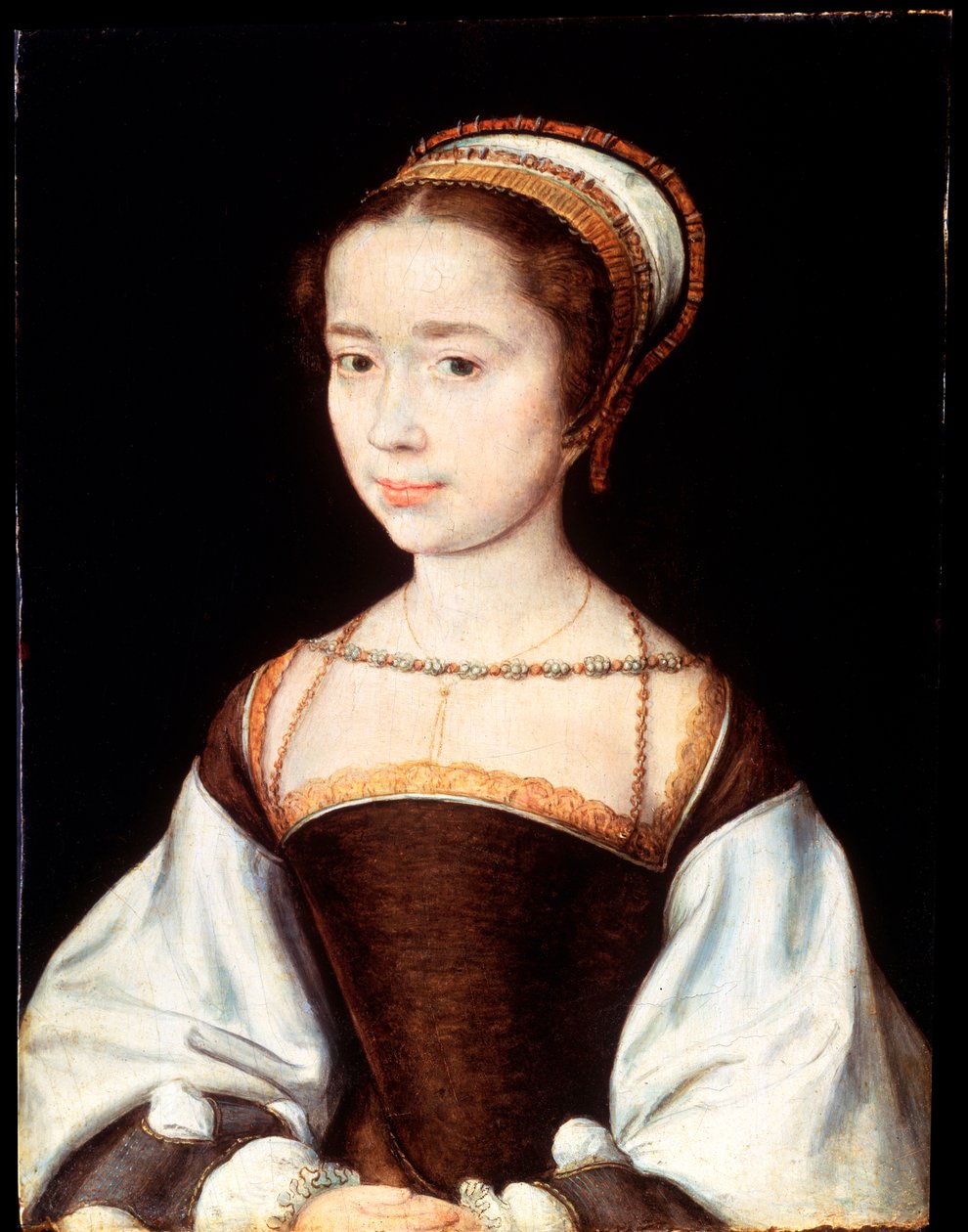 Portret kobiety, lata 30. XVI wieku. autorstwa Corneille de Lyon