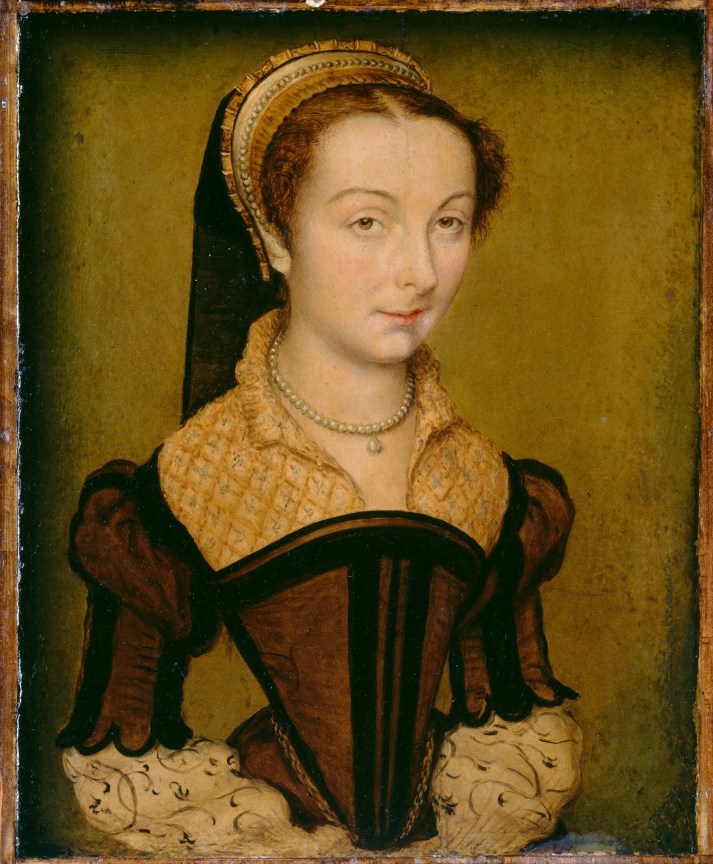 Portret Louise de Halluin, dame de Cipierre autorstwa Corneille de Lyon