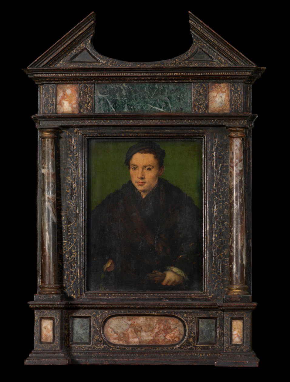 Portret mężczyzny (olej na desce) autorstwa Corneille de la Haye (1500 75)