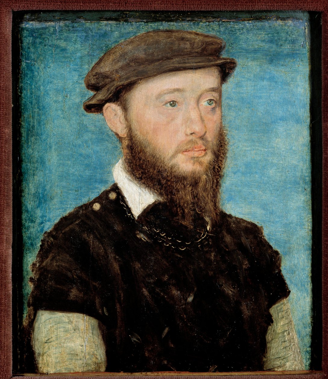 Portret Jean de Bourbon Vendome, hrabiego Soissons i Enghien (1528-1557) Obraz na drewnie autorstwa Corneille De Lyon (Corneille de La Haye) (1500/1510-1574) autorstwa Corneille de la  Haye
