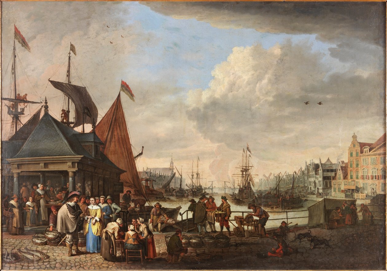 Targ rybny autorstwa Cornelis Beelt