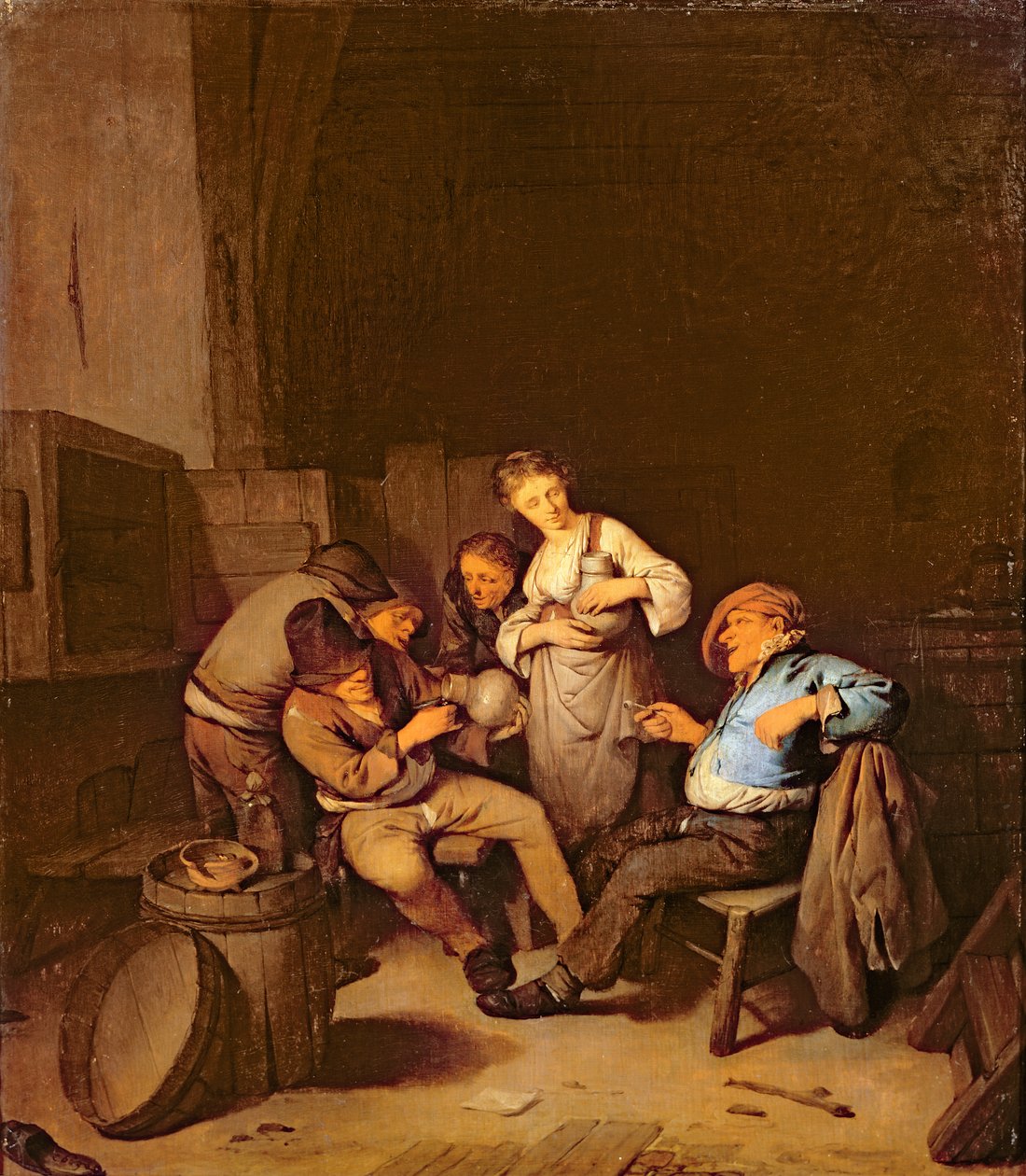 Wnętrze holenderskiej tawerny autorstwa Cornelis Pietersz Bega