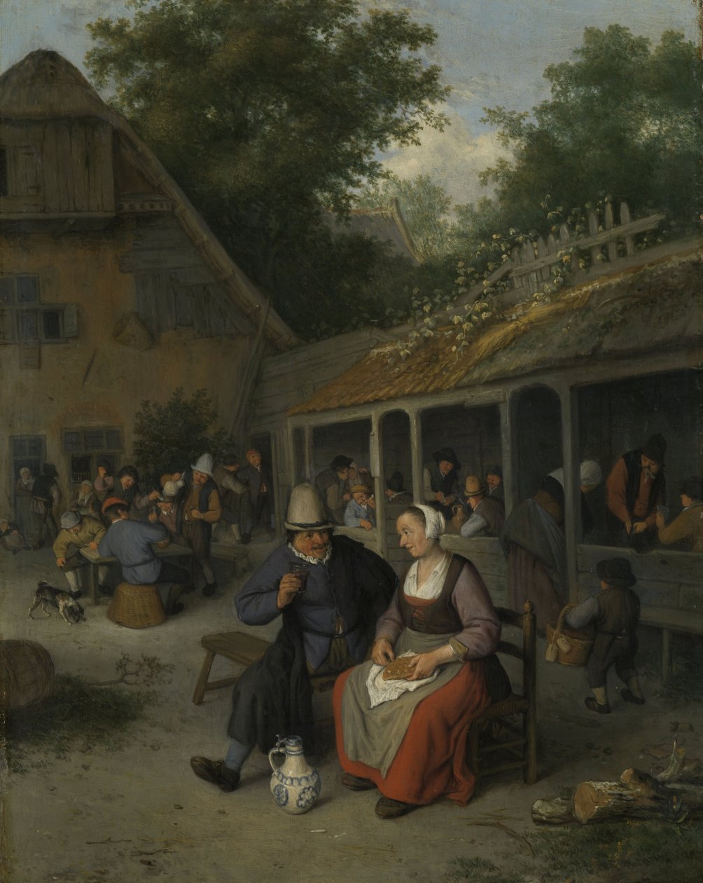 Country Inn autorstwa Cornelis Dusart