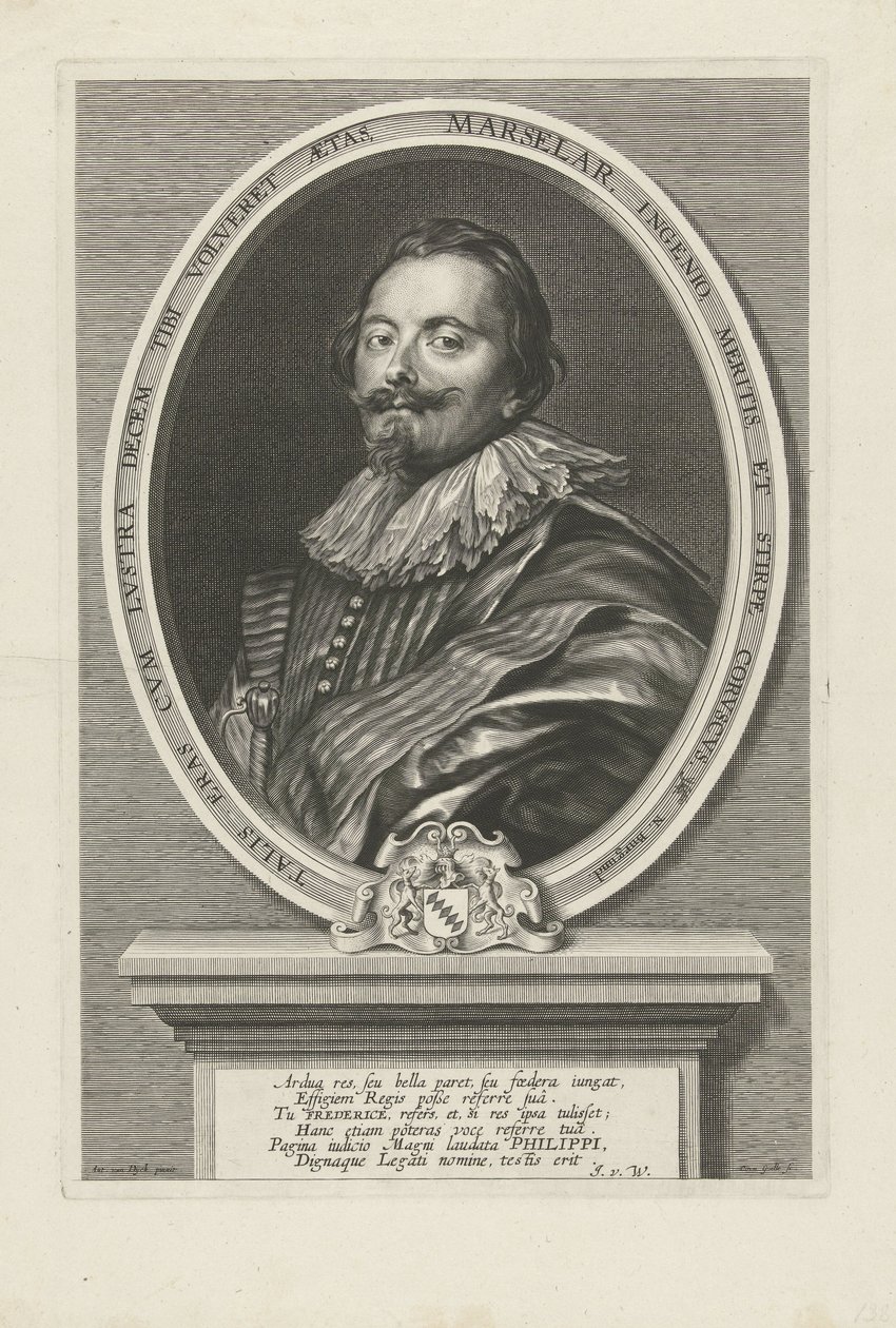 Portret Fryderyka autorstwa Marseilleer autorstwa Cornelis Galle the Elder
