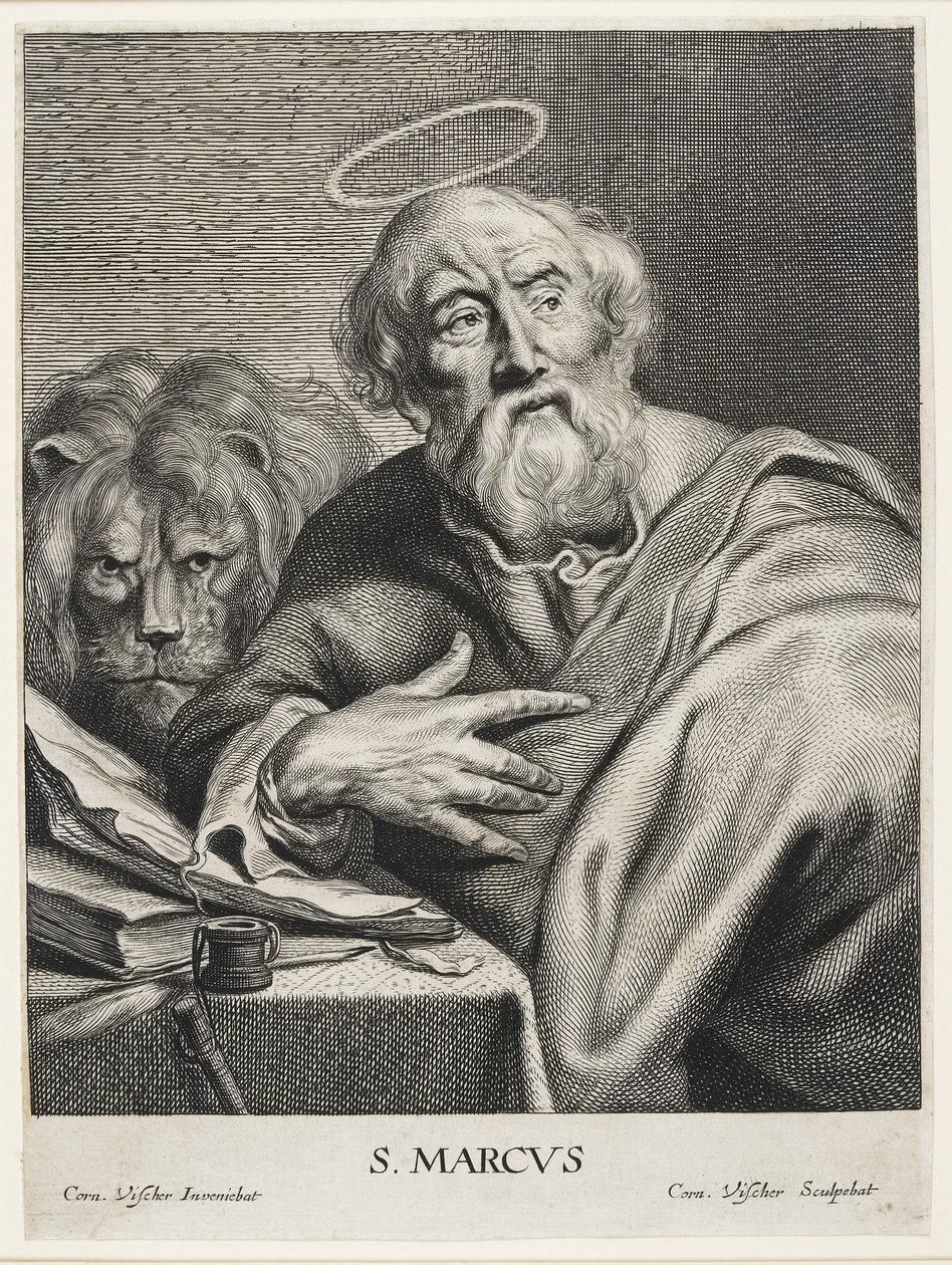 Św. Marek autorstwa Cornelis Visscher