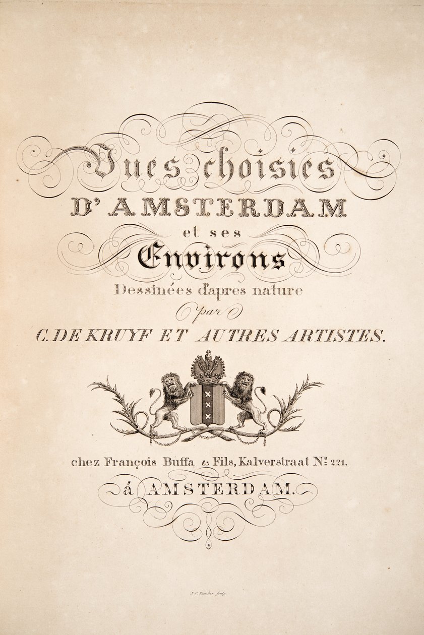 Frontispis "Vues Choisies d