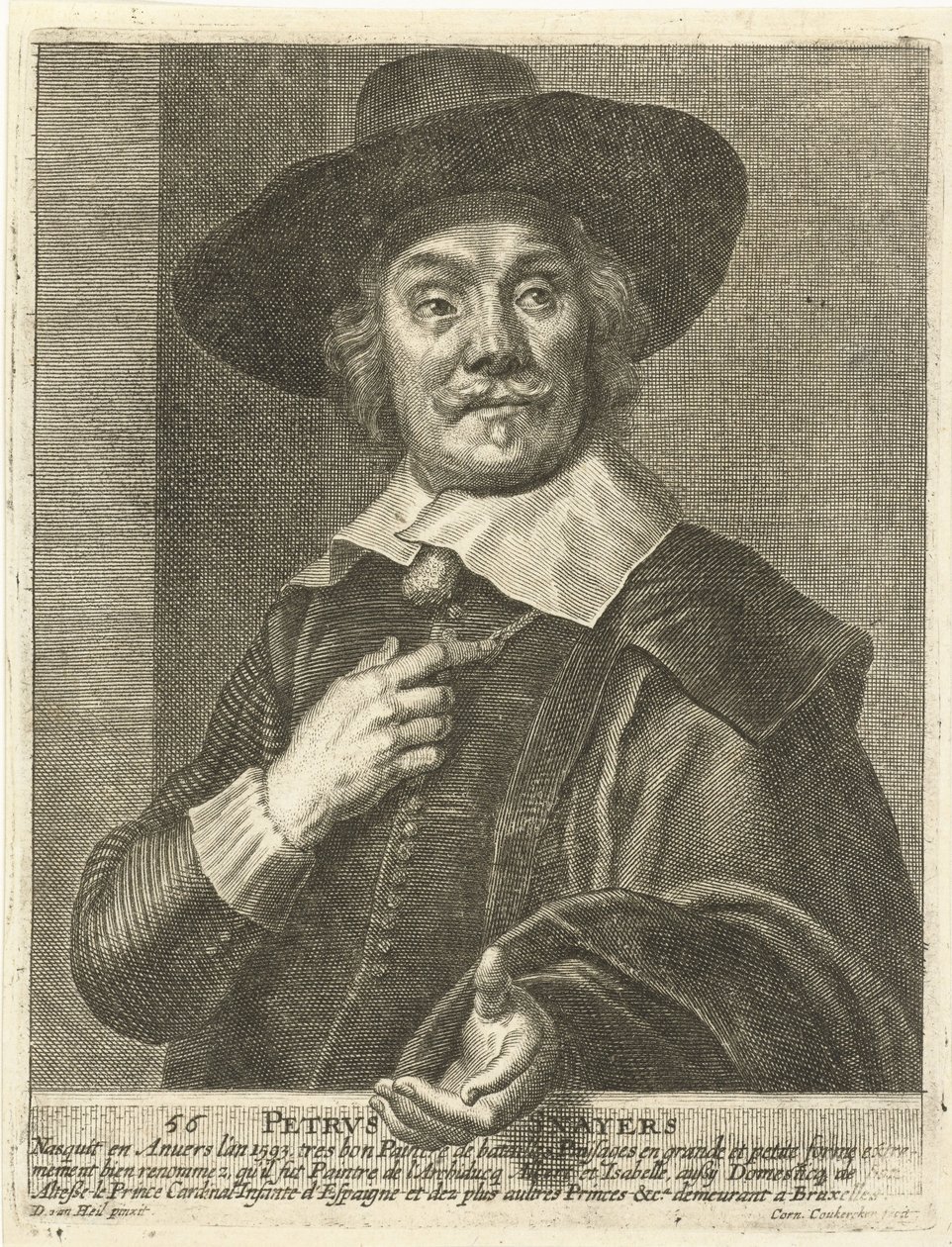 Portret Pietera Snayersa autorstwa Cornelius van Caukercken