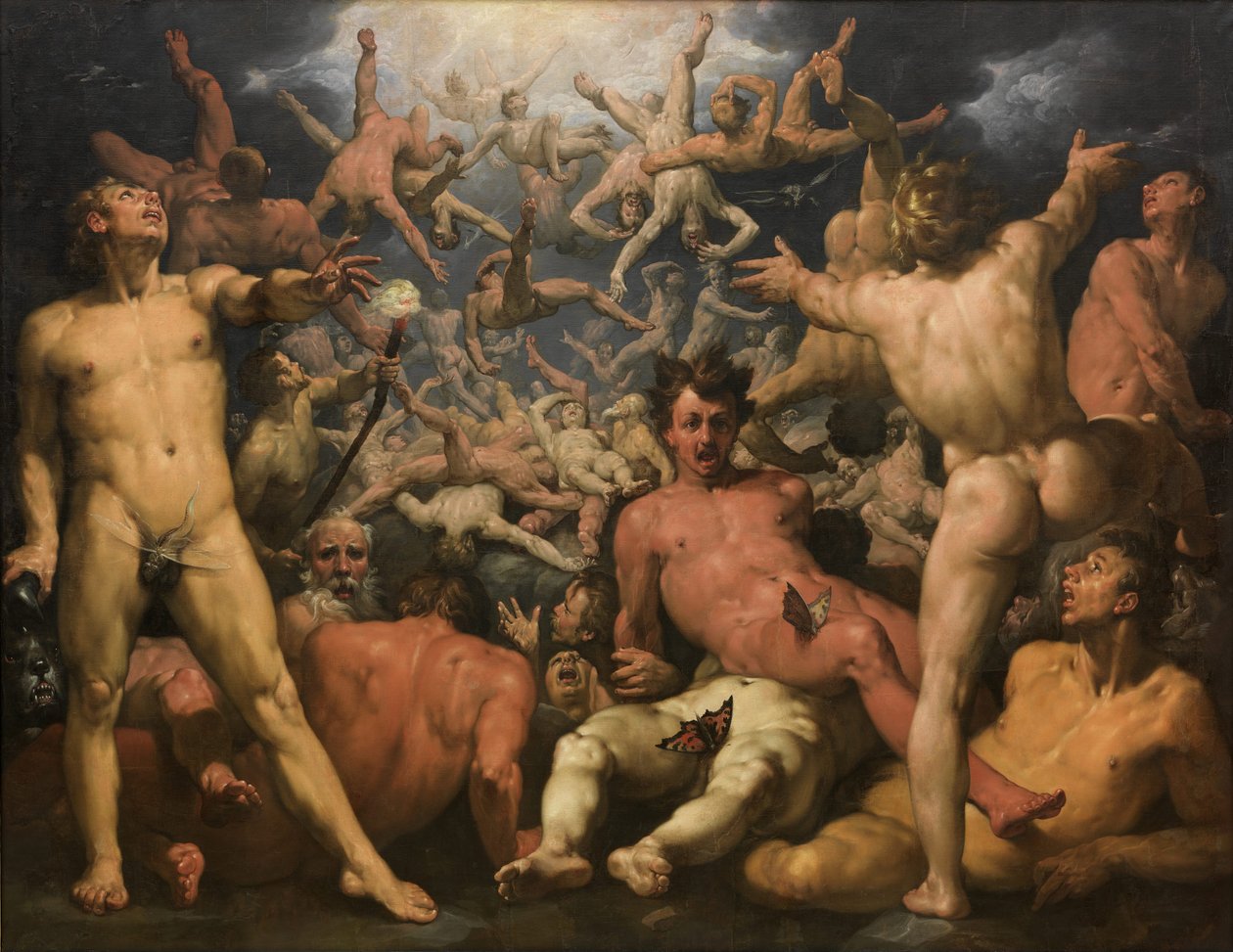 Upadek Tytanów autorstwa Cornelis van Haarlem