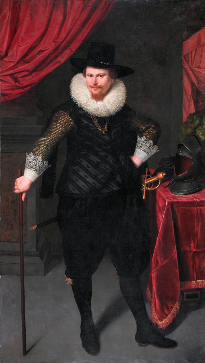 Portret Laurensa Reaela (1583-1637) autorstwa Cornelis van der Voort