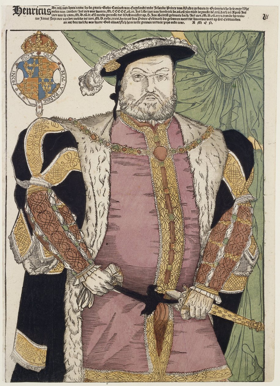 Portret Henryka VIII z Anglii autorstwa Cornelis Anthonisz. (manner of)