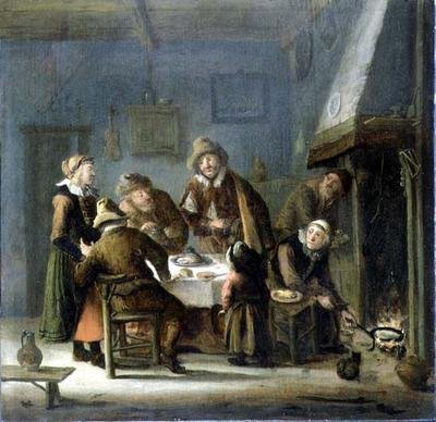 Grupa we wnętrzu autorstwa Cornelis Beelt