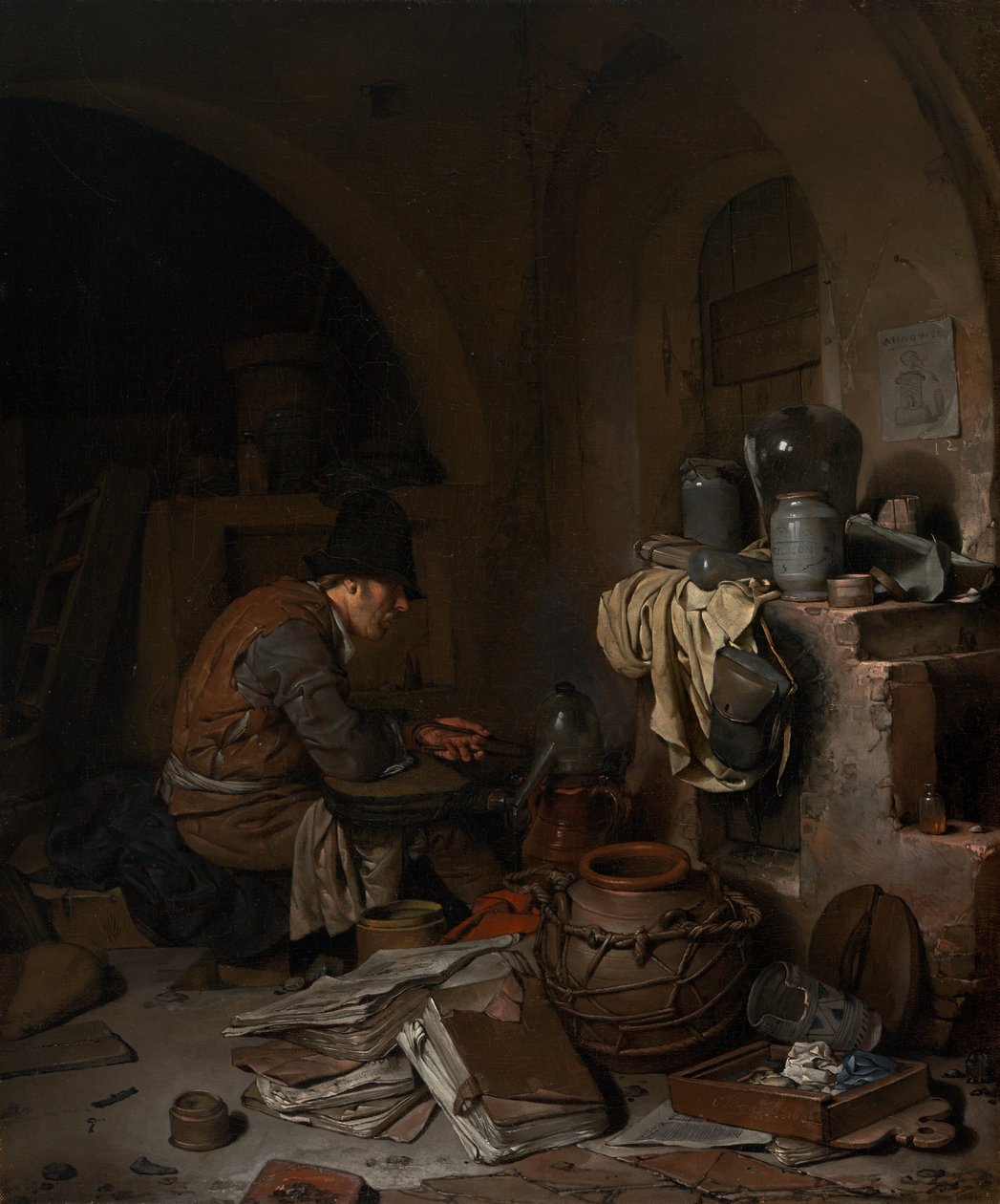 Alchemik autorstwa Cornelis Pietersz Bega