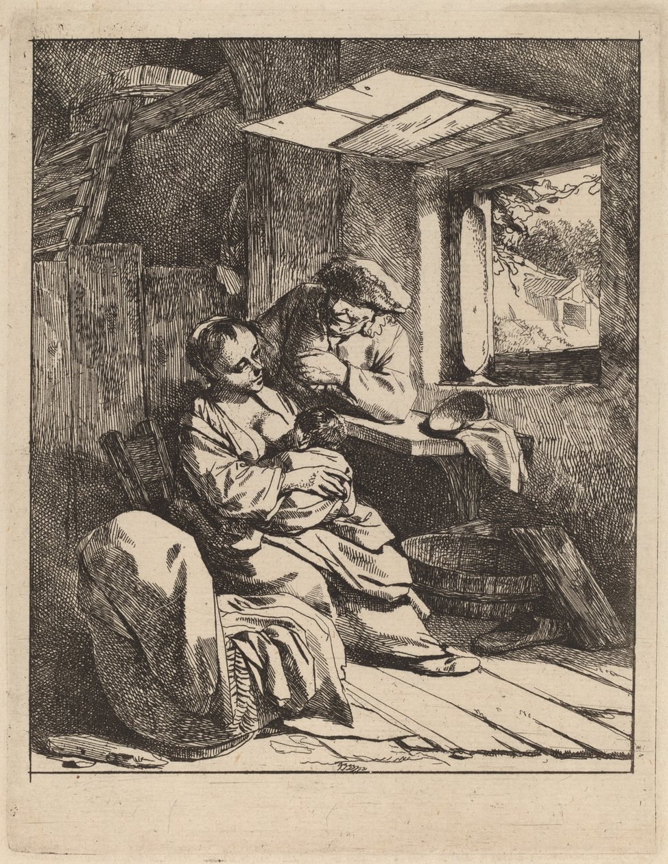 Młoda Matka autorstwa Cornelis Pietersz Bega