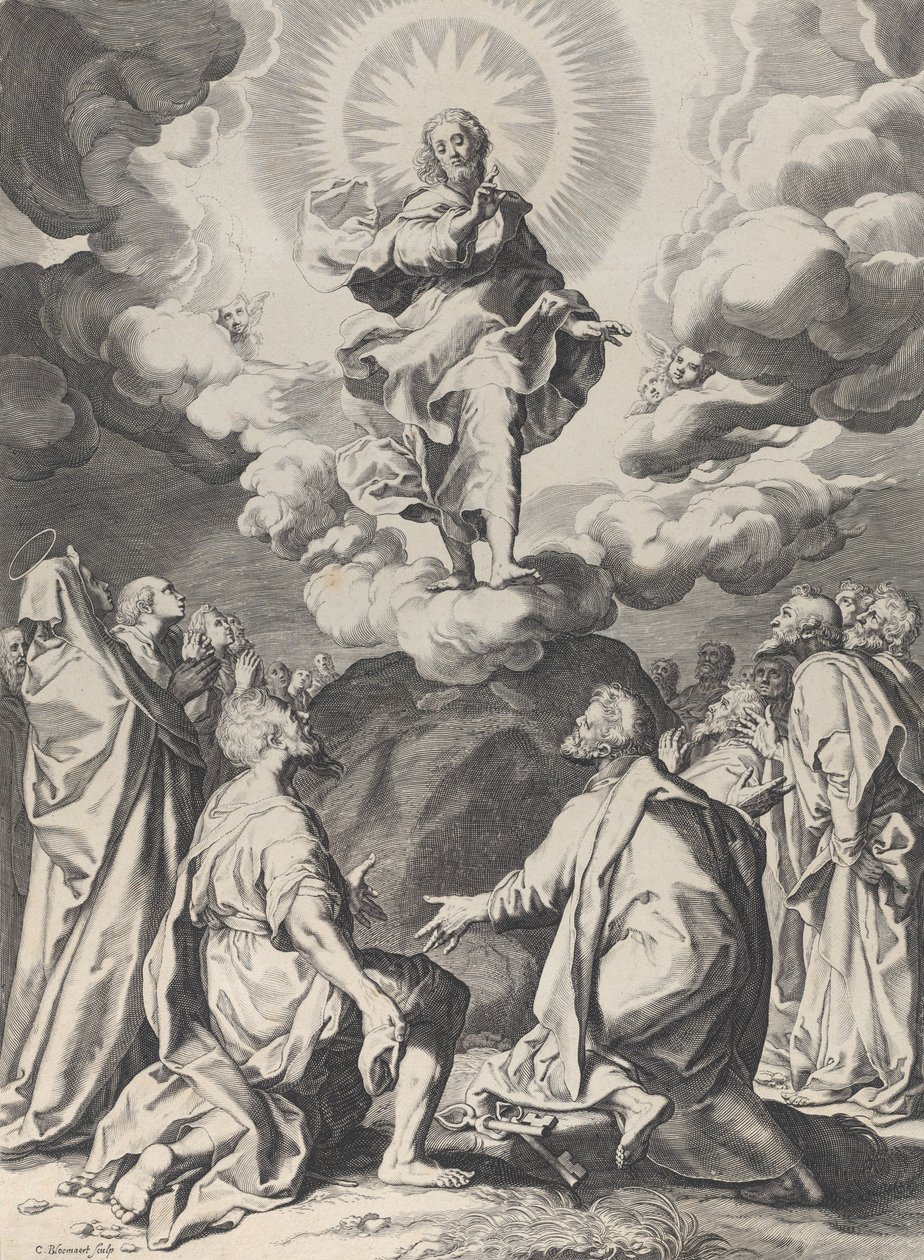Wniebowstąpienie, ca. 1593. autorstwa Cornelis Bloemaert