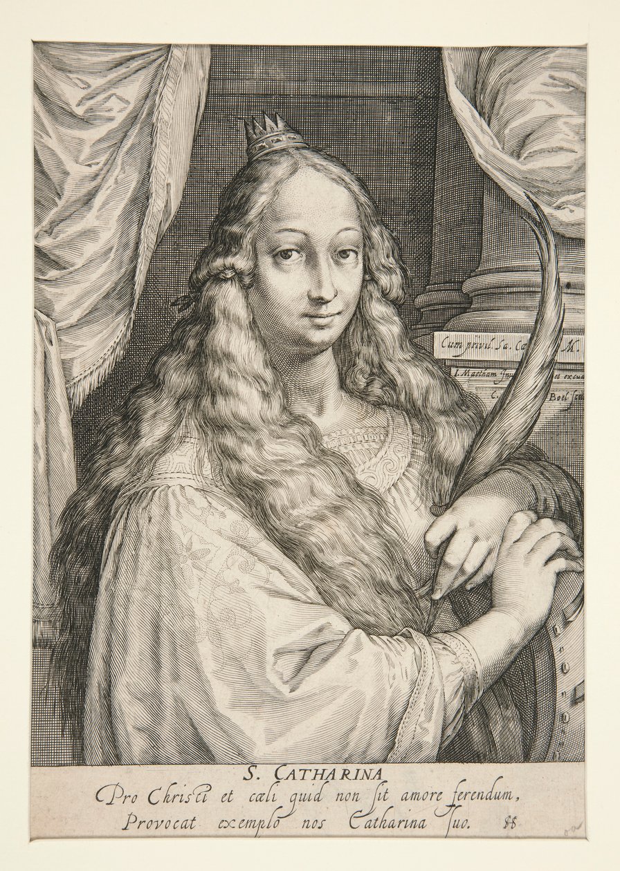 Święta Katarzyna Aleksandryjska autorstwa Cornelis Boel