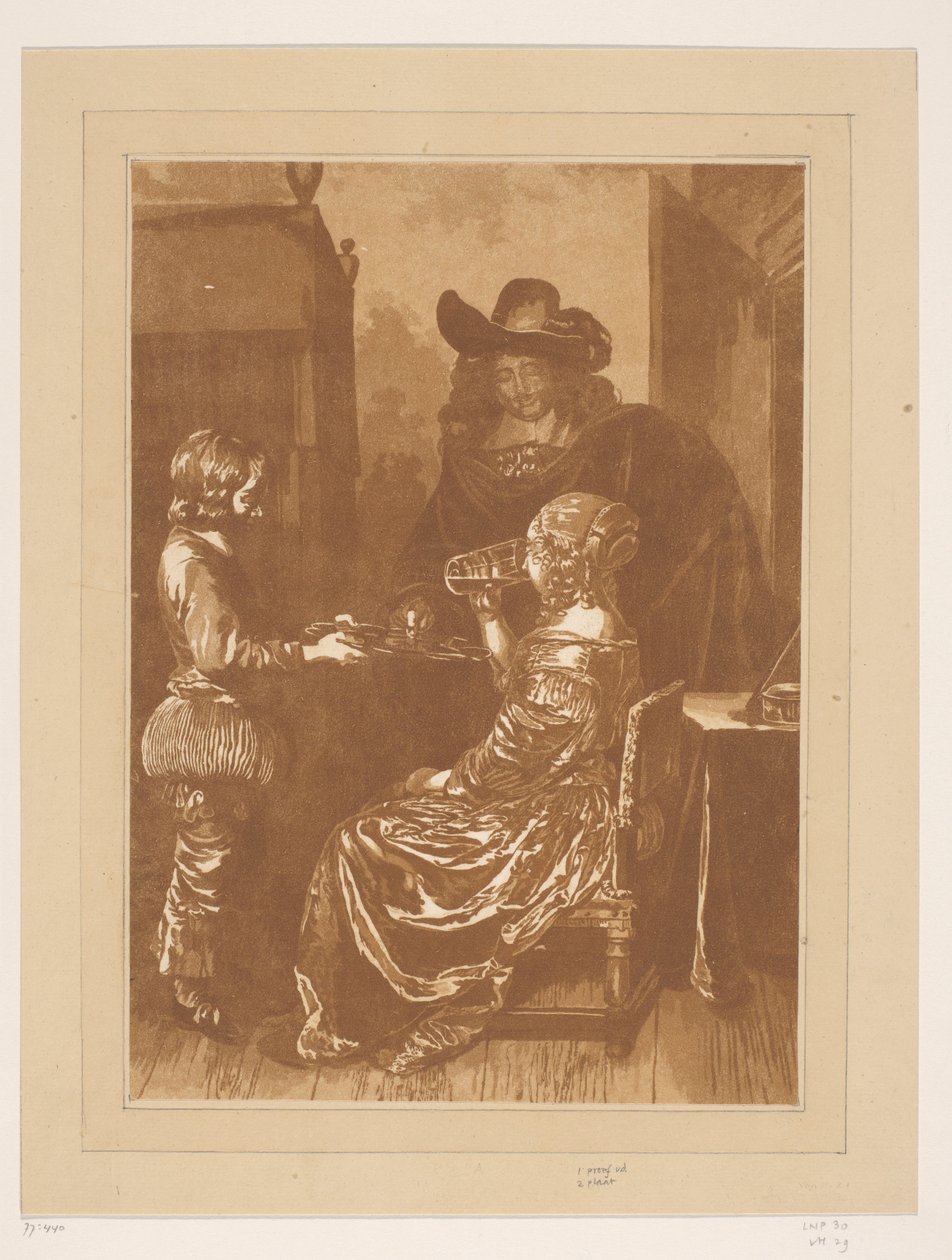 Pan i pani ze stronicą autorstwa Cornelis Brouwer