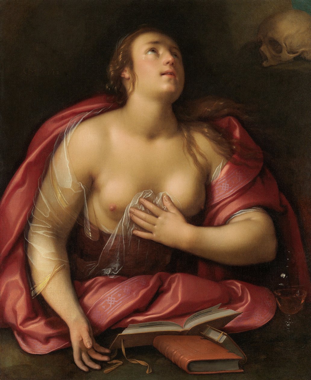 Skruszona Maria Magdalena, 1613. autorstwa Cornelis Cornelisz. Haarlem van