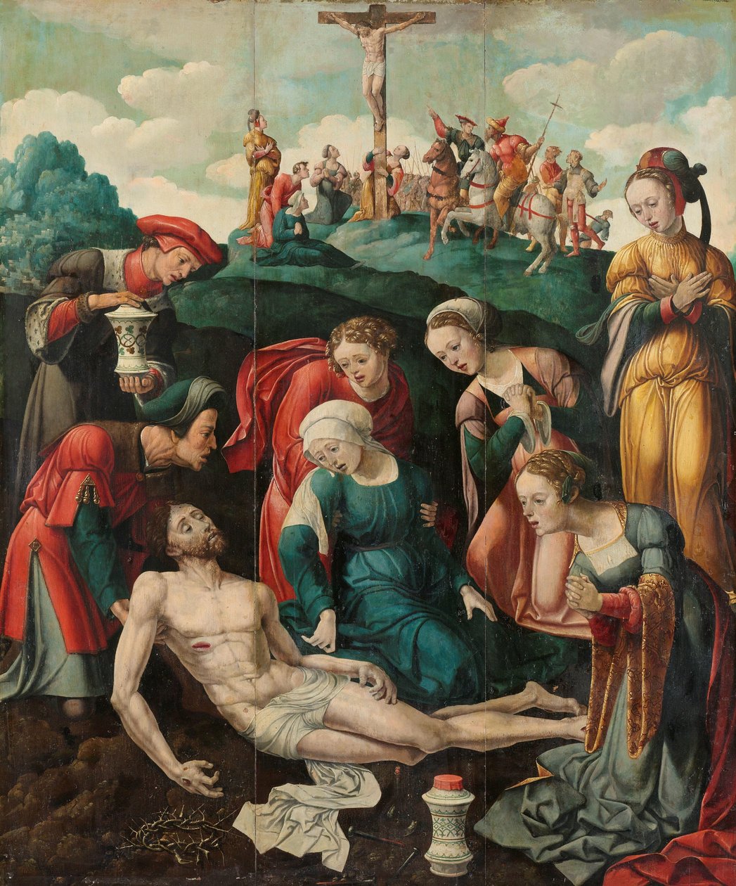 Opłakiwanie Chrystusa autorstwa Cornelis Cornelisz II Buys (attributed to)