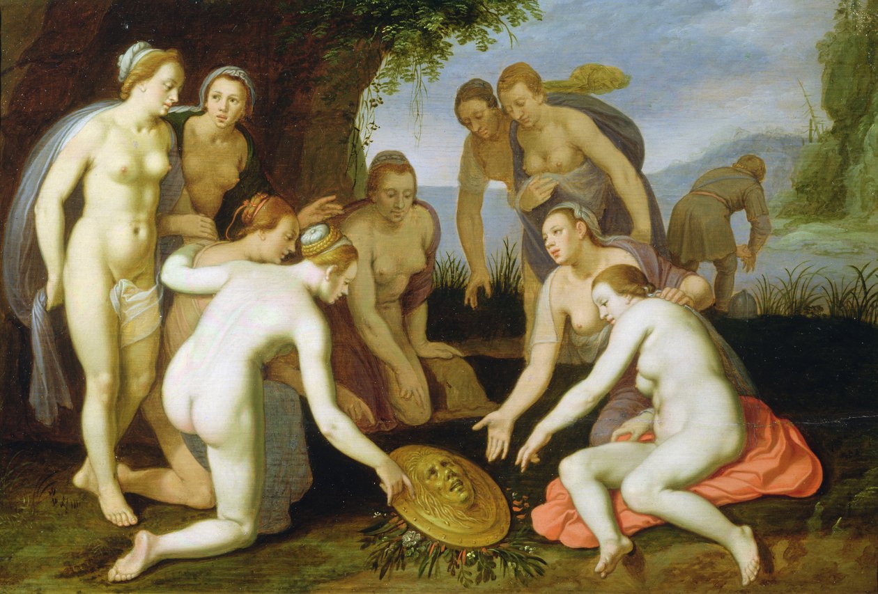 Scena z legendy o Perseuszu i Andromedzie autorstwa Cornelis Cornelisz van Haarlem