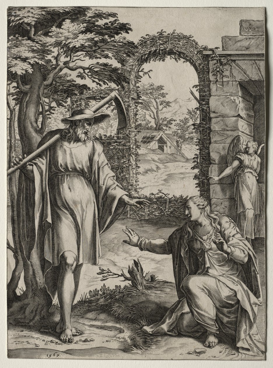 Chrystus ukazujący się Marii Magdalenie autorstwa Cornelis Cort