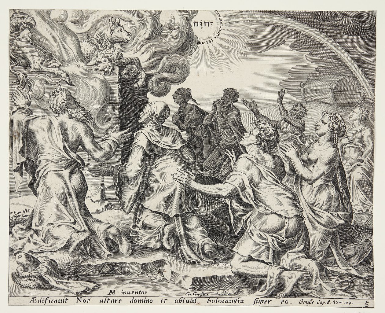 Ofiara Noego autorstwa Cornelis Cort