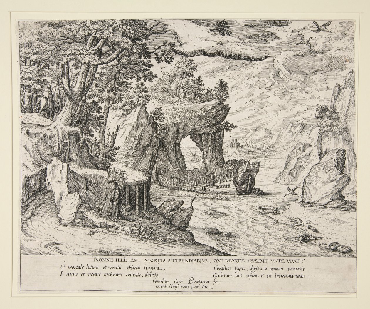 Wrak autorstwa Cornelis Cort