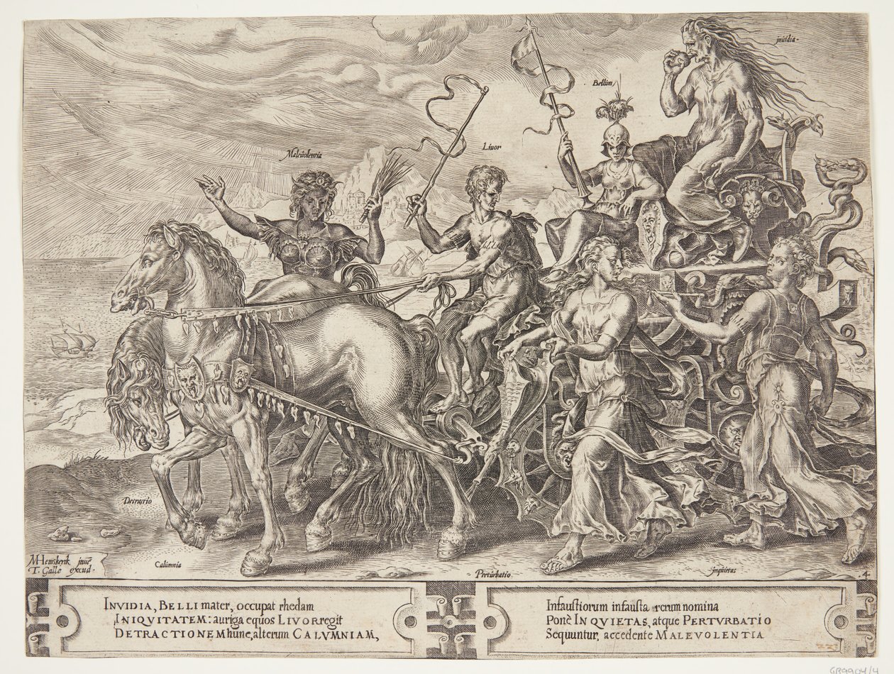 Triumf zazdrości autorstwa Cornelis Cort