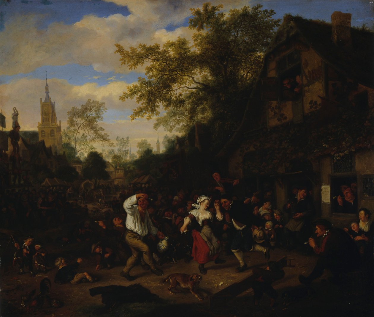 Kermess autorstwa Cornelis Dusart