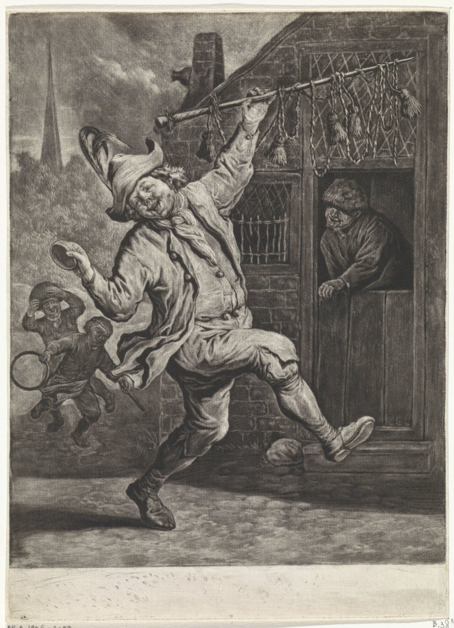 Wycinacz odcisków, ok. 1700 autorstwa Cornelis Dusart