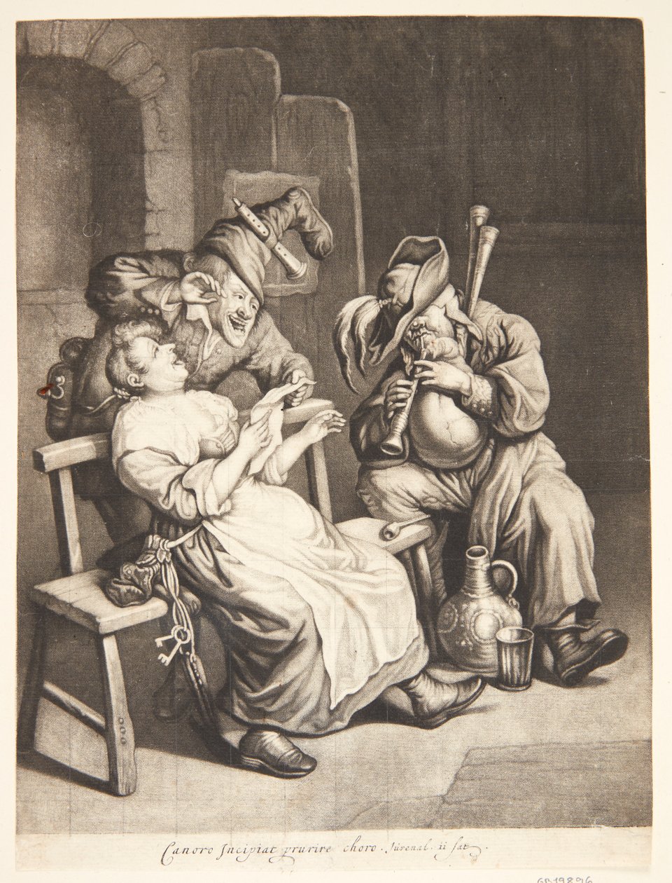Słuch autorstwa Cornelis Dusart