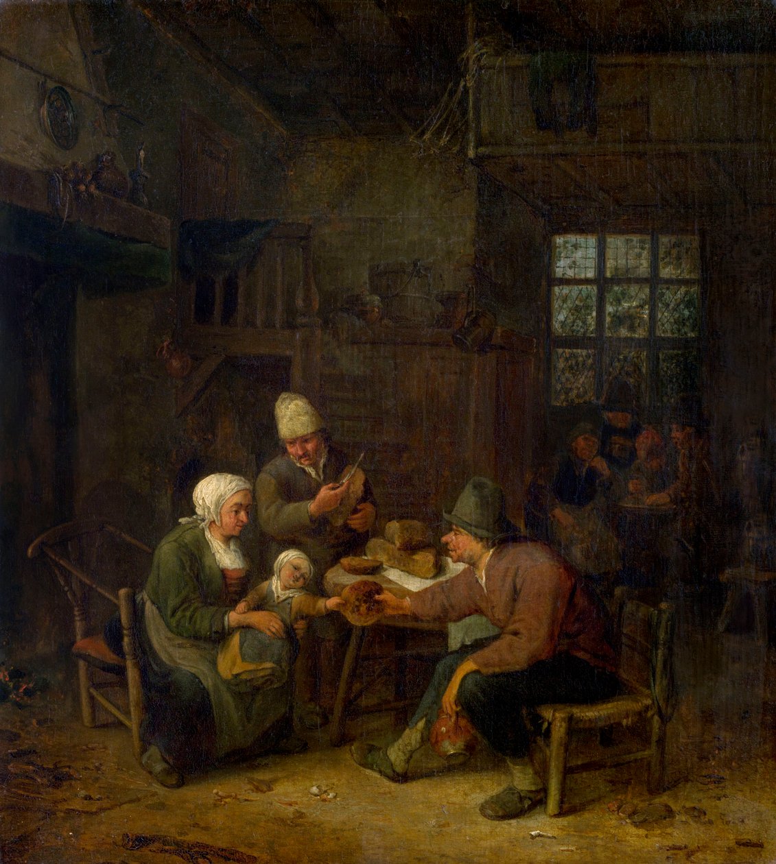 Wnętrze autorstwa Cornelis Dusart