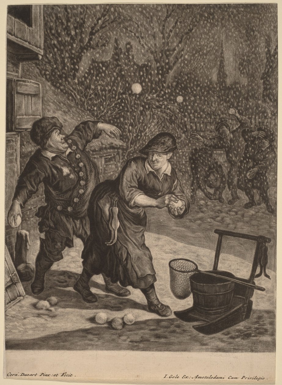Marzec autorstwa Cornelis Dusart