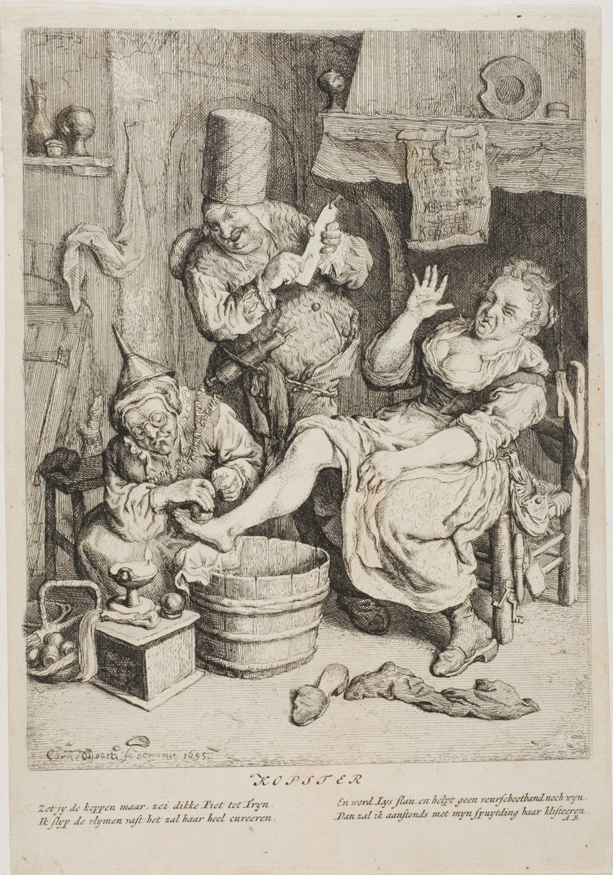 Miedziany autorstwa Cornelis Dusart