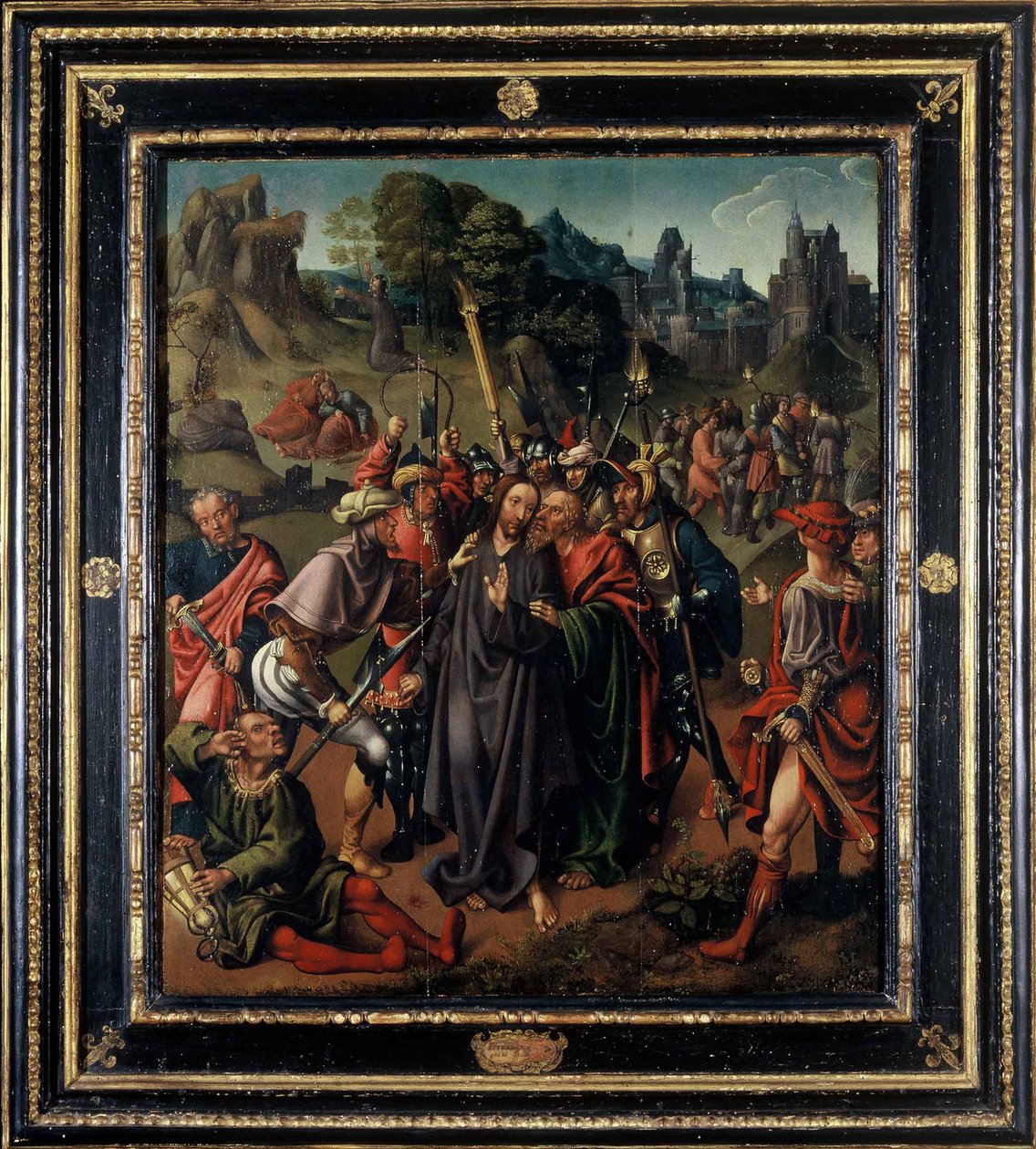 Pojmanie Chrystusa, początek XVI wieku... autorstwa Cornelis Engebrechtsz