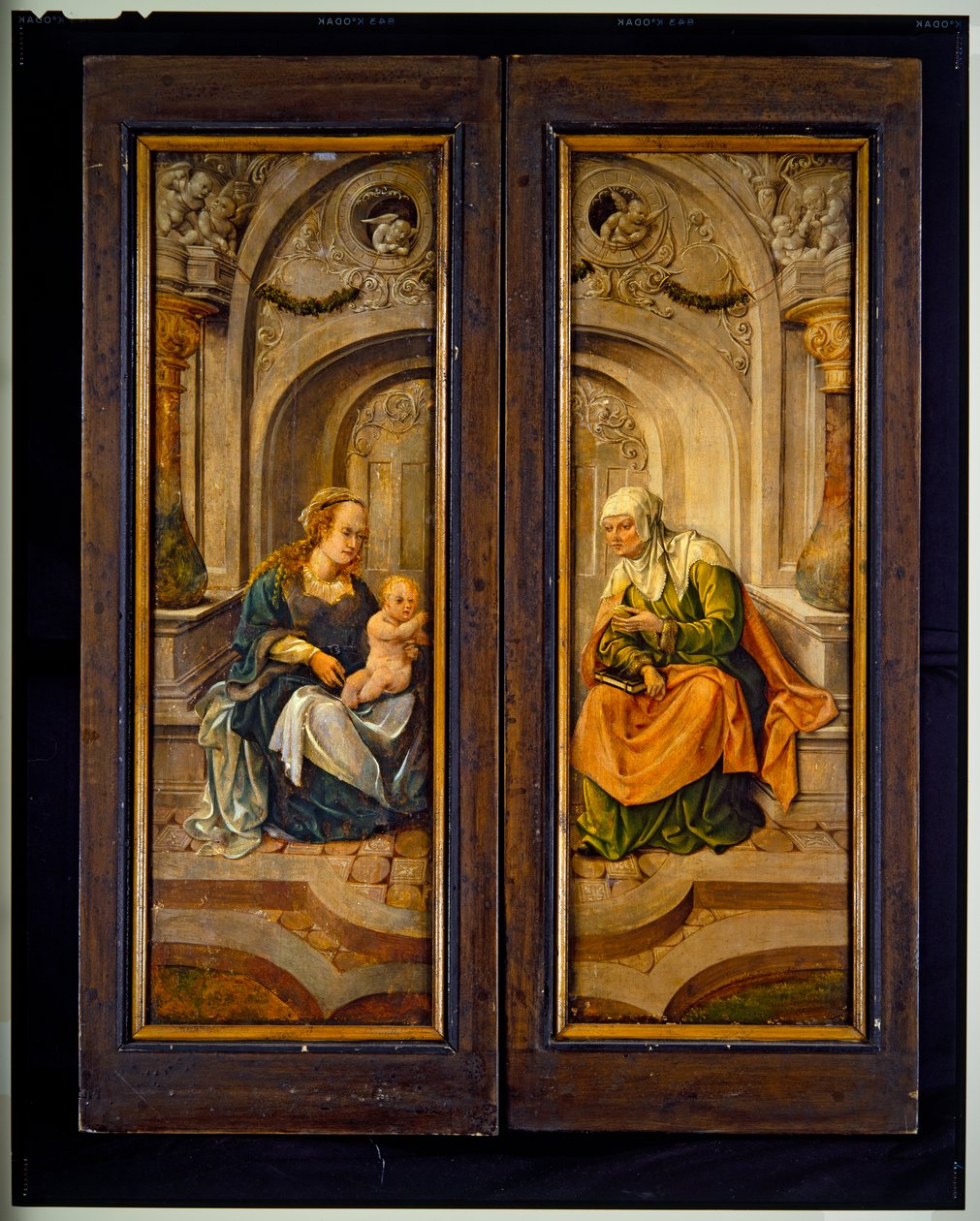 Tryptyk Ukrzyżowanie (panel, centralny) autorstwa Cornelis Engelbrechtsen
