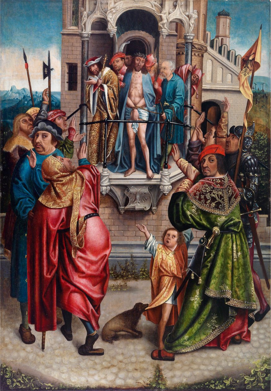 Ecce homo, Engebrechtsz., Cornelis (ok. 1462-1527). Olej na drewnie. Wymiar : 91x63 cm. Prywatna kolekcja autorstwa Cornelis Engelbrechtsen