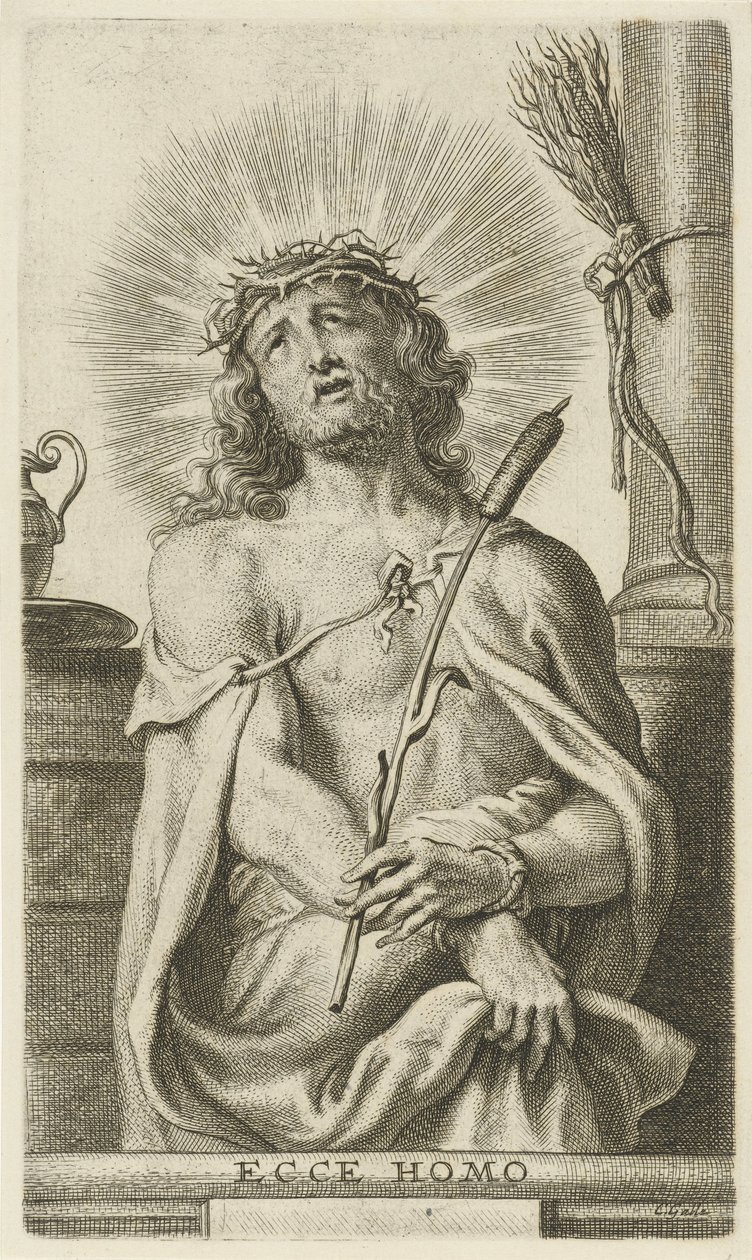 Chrystus ukazany ludziom (Ecce homo) autorstwa Cornelis Galle (II)